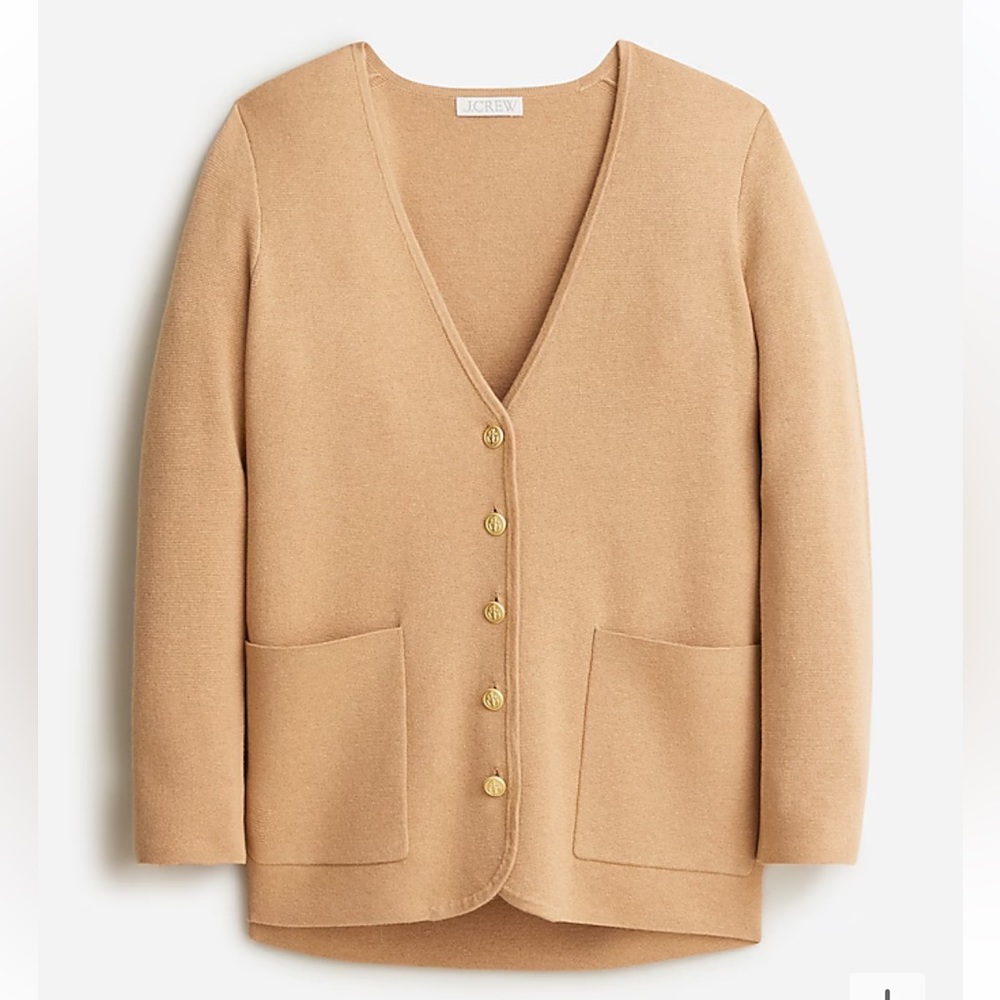 J. Crew Giselle V-neck sweater blazer